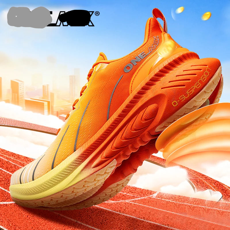 Sneakers New Cushioning Running Shoes For Men Suitable Heavy Runners Lace Up Sports Women Non-slip Outdoor Athletic Male Sneakers