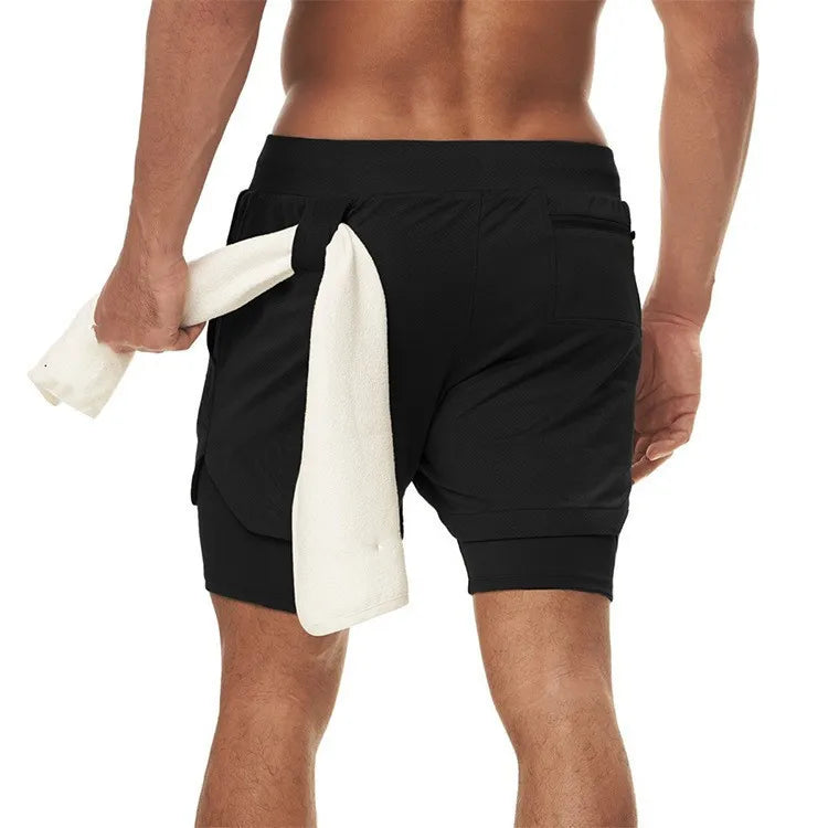 Shorts Camo Running Shorts Men Gym Sports Shorts 2 In 1 Quick Dry Workout Training Gym Fitness Jogging Short Pants Summer Men Shorts