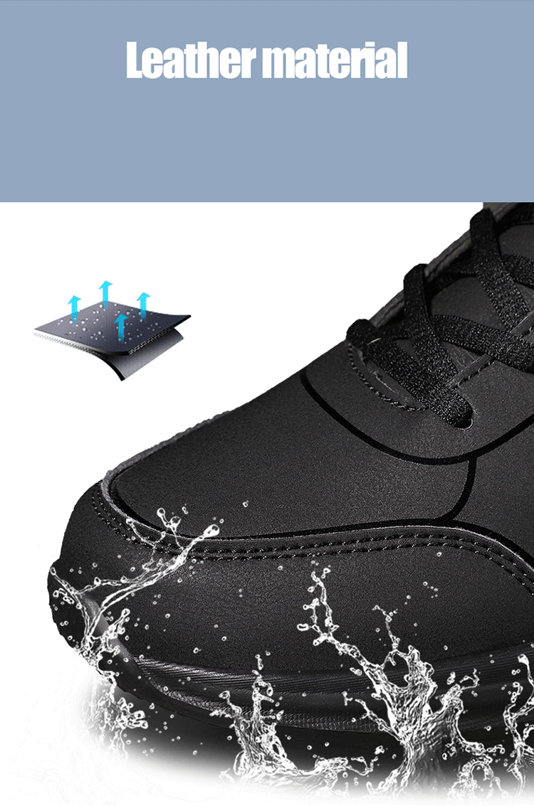 Sneakers New Men Running Shoes Winter Warm Male Sneakers Anti-slip Breathable Men's Walking Shoes Lace Up Soft Casual Shoes Lightweight