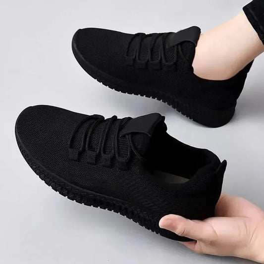 Women Sneakers  Breathable Non-slip Platform Fashion New Casual Shoes Korean Running Shoes Black Sneakers Shoes for Women 2024 Autumn