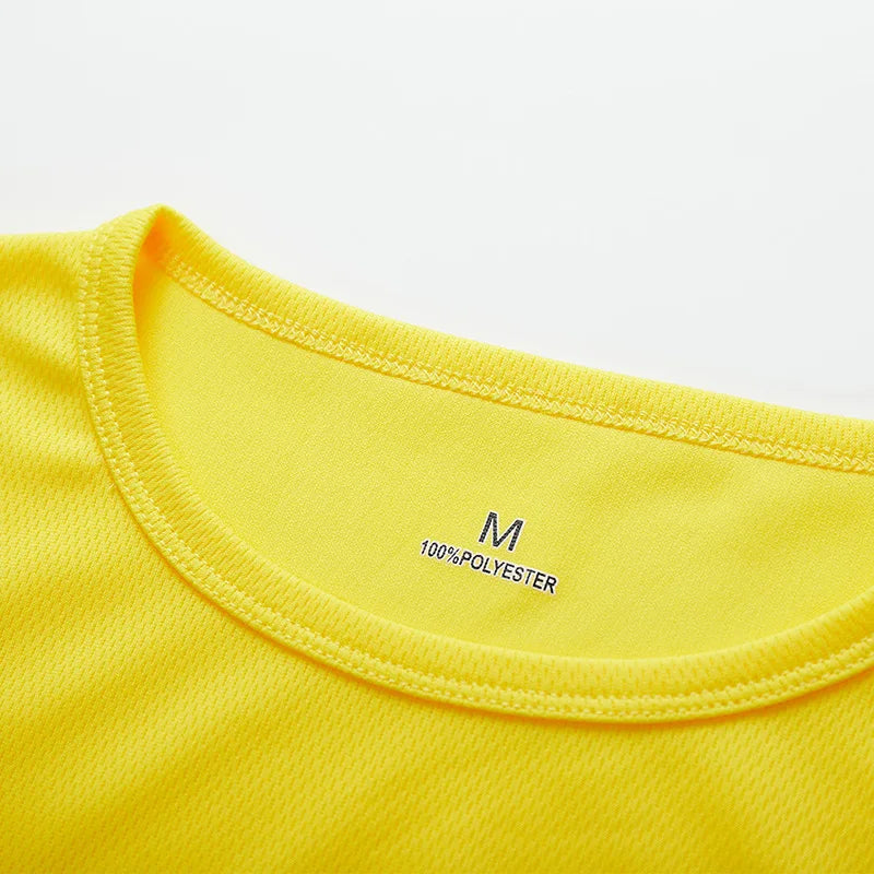 T-shirts  Men Women Quick Dry Short Sleeve Sport T Shirt Gym Jerseys Fitness Shirt Trainer Running T-Shirt Teenager Breathable Sportswears