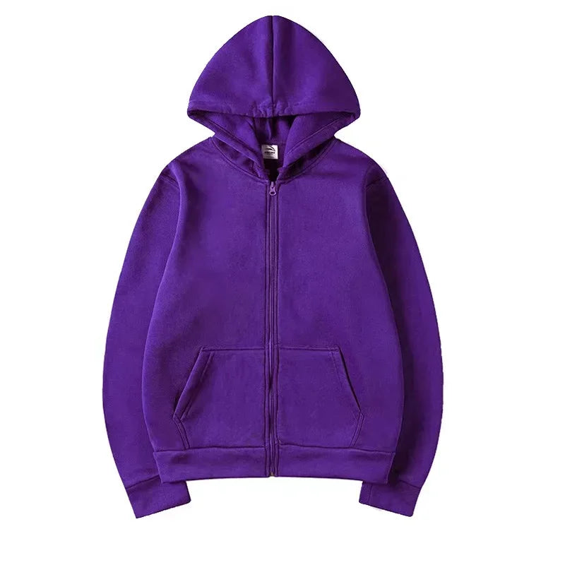 JUMPER Fashion Casual Black Gray Blue Zipper Hoodie Hip Hop Street Wear Sweatshirts Skateboard Men/Woman Pullover Hoodies Male Hoodi