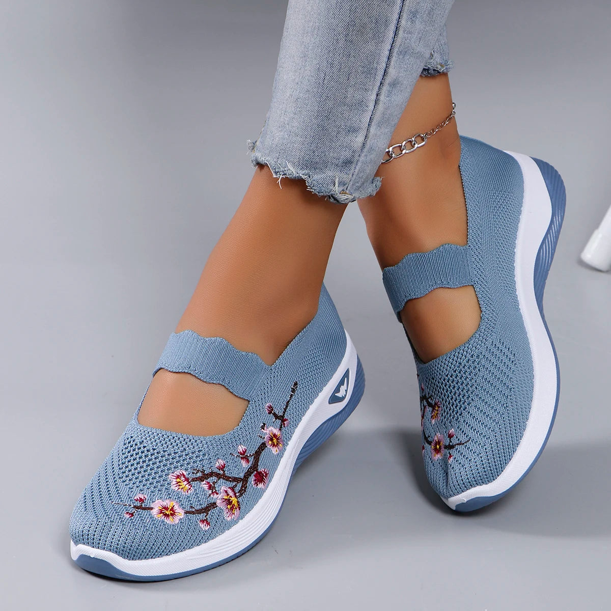 Women Sneakers  breathable mesh flat shoes women's shoes casual sports shoes, clearance free shipping