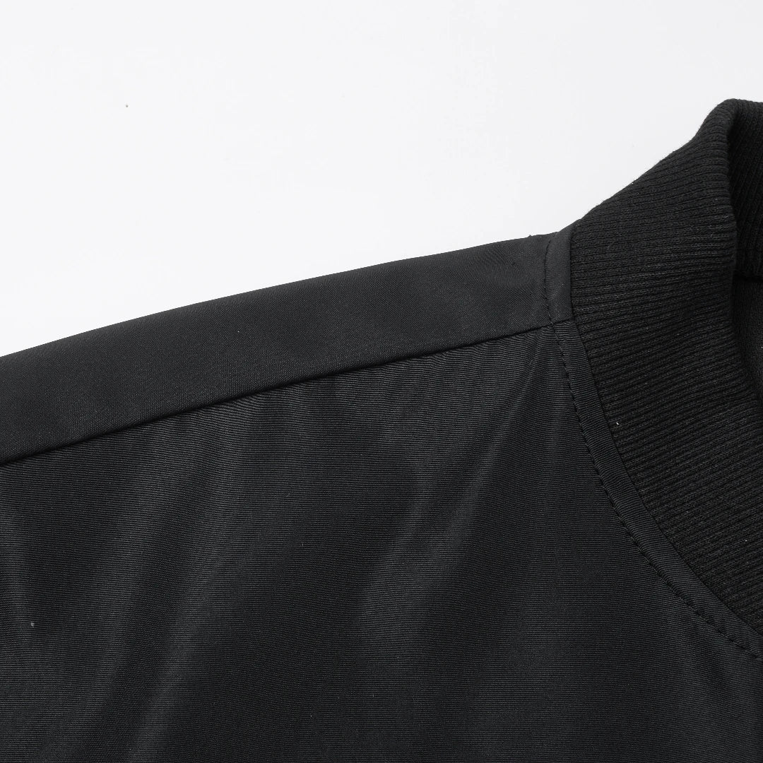 JUMPER New Baseball Collar Short Loose Solid Color Jacket Men's Business Casual Thin Coat Trend