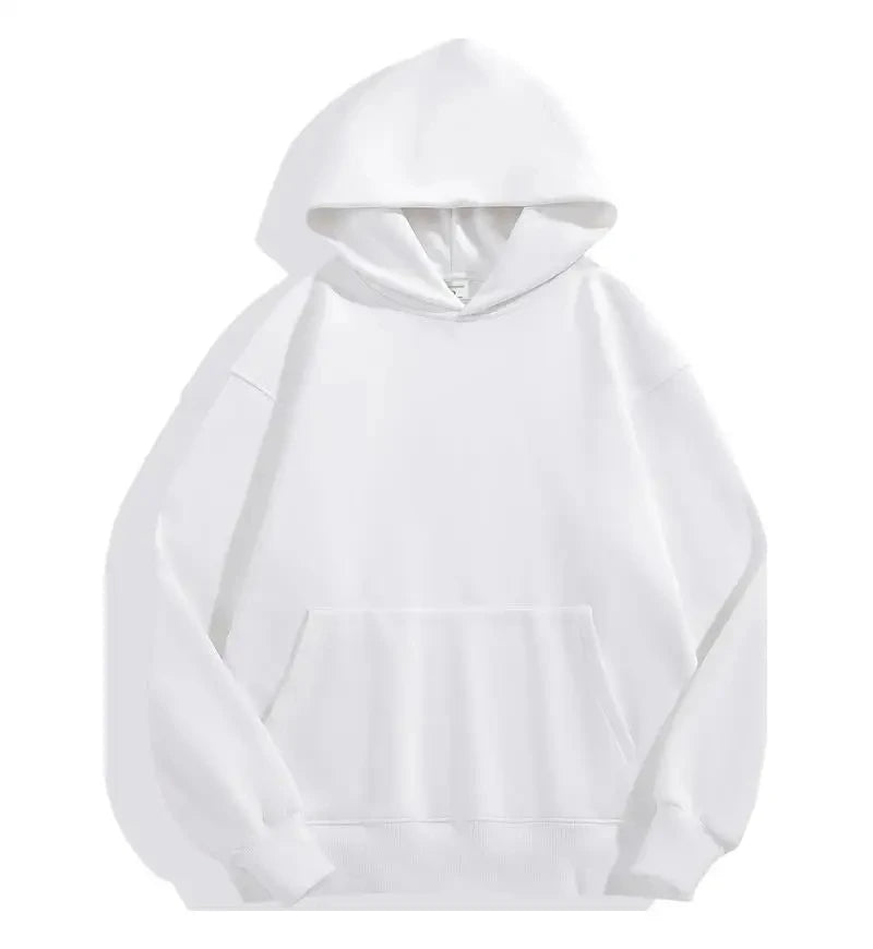 JUMPER Heavy Weight Fashion Men's Hoodies New Autumn Winter Casual Thick Cotton Men's Top Solid Color Hoodies Sweatshirt Male
