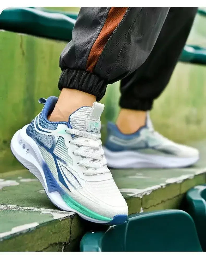 Sneakers Running & Walking Men's Shoes - Lace-up, Lightweight, Comfortable & Breathable Tennis Sneakers