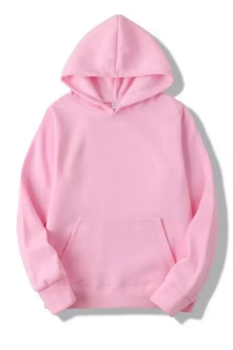 JUMPER Men's Solid Color Hooded Sweaters Men's Warm Wool Sweater Fashionable Street Clothing Loose  Breathable Jersey Brand Hooded