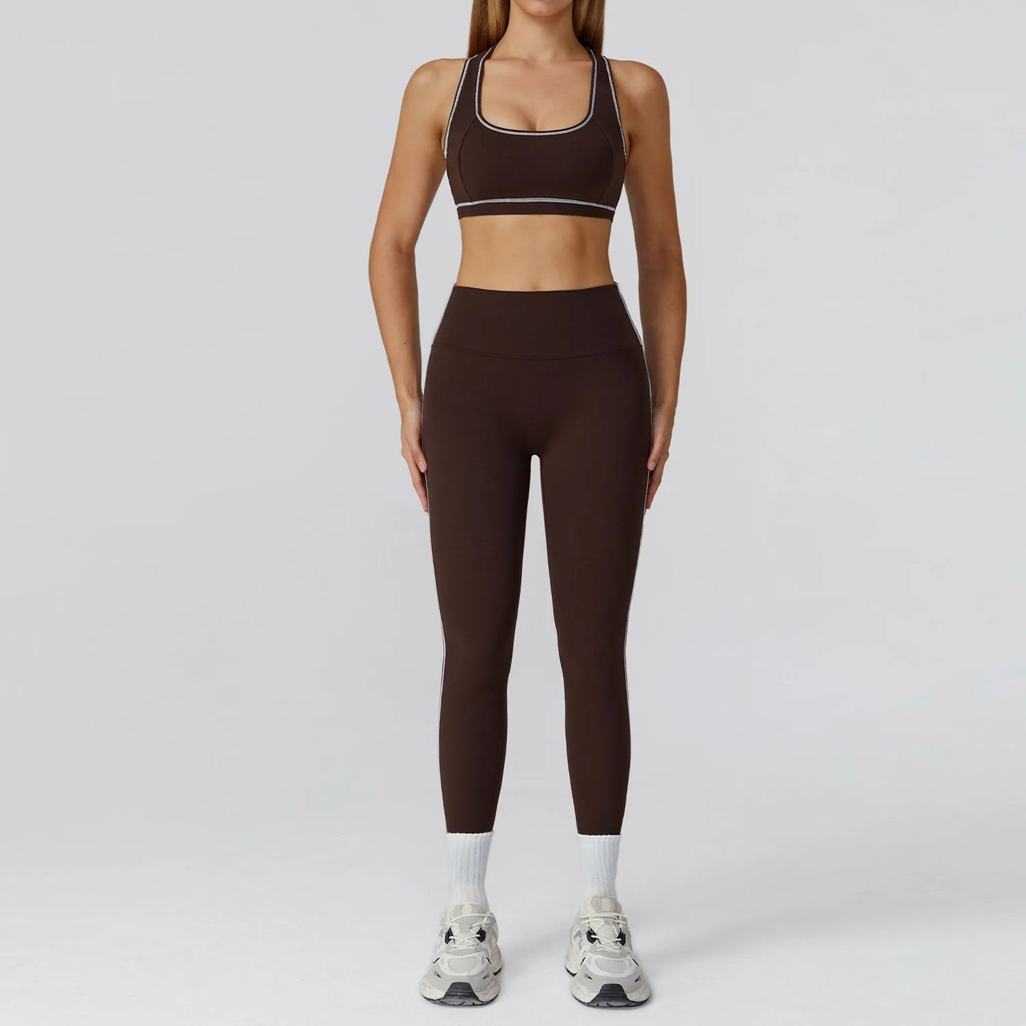 Legging Yoga Set 2/3PCS Sports Outfits Women Clothes Fitness Tracksuit Gym Legging Workout Long Sleeved Female Bra Yoga Suit Sportswear