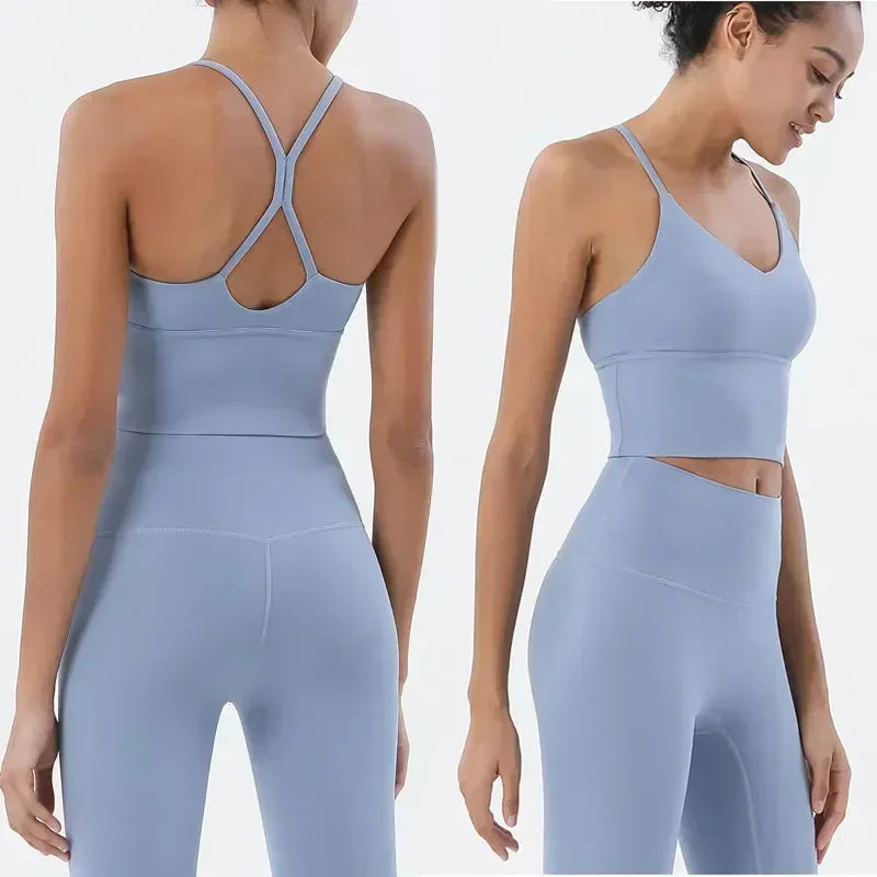 Legging Sportswear Woman Gym Sports Bra and Leggings Woman 2 Piece Set Outifit Naked Feeling Female Fitness Clothing Women' Tracksuit
