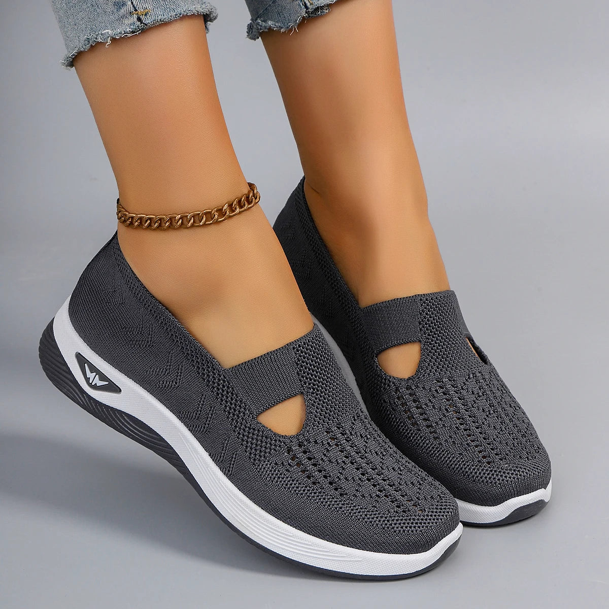 Women Sneakers  sports shoes, fashionable, breathable, lightweight, non-slip, wear-resistant, casual sports shoes, flat shoes