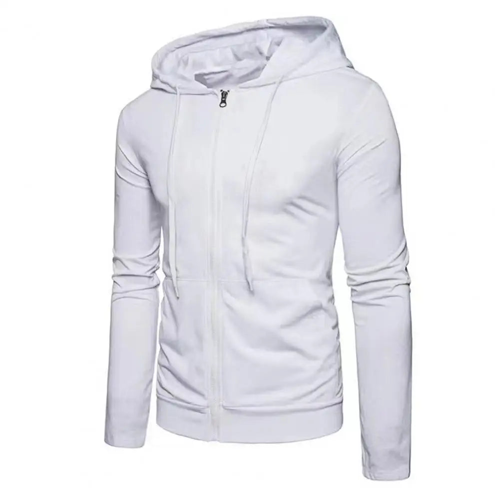 JUMPER Men Sweatshirts Long Sleeve Jacket Hoodie Zipper Closure Jacket Male Hoodies Sweatshirt Slim Fit Male Clothing