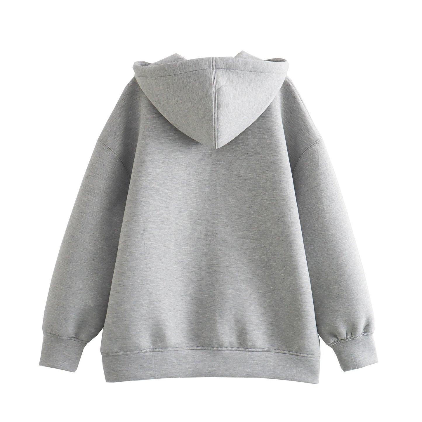 Hoodies Women  New Casual Street Loose Oversize Hooded Zipper Hoodie Space Cotton Jacket Coat Lazy Women's Cardigan