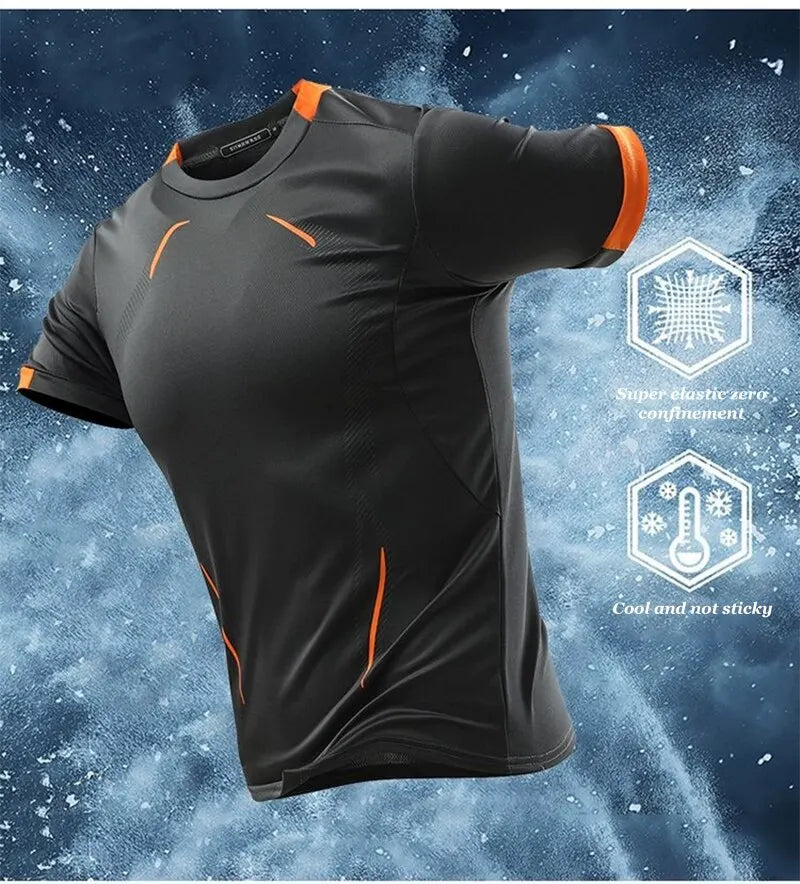 T-shirts Men New Compression Shirt Men Fitness Gym Super Hero Sport Running T-Shirt Fitness Training Breathable Quick Dry Short Sleeve