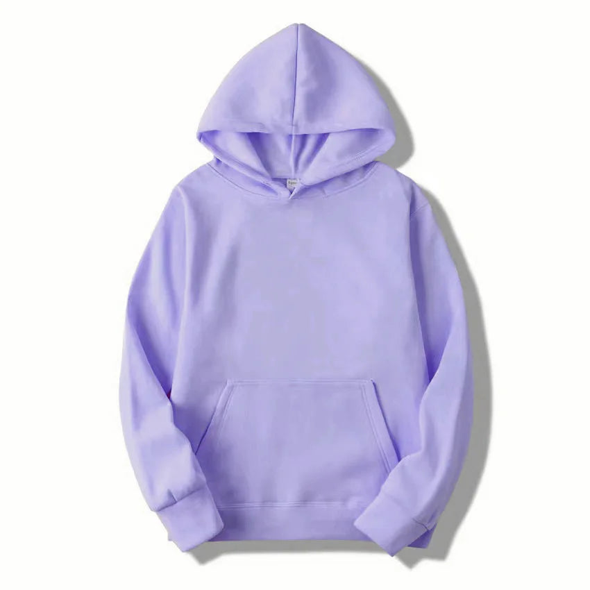 JUMPER Men's Solid Color Hooded Sweaters Men's Warm Wool Sweater Fashionable Street Clothing Loose  Breathable Jersey Brand Hooded