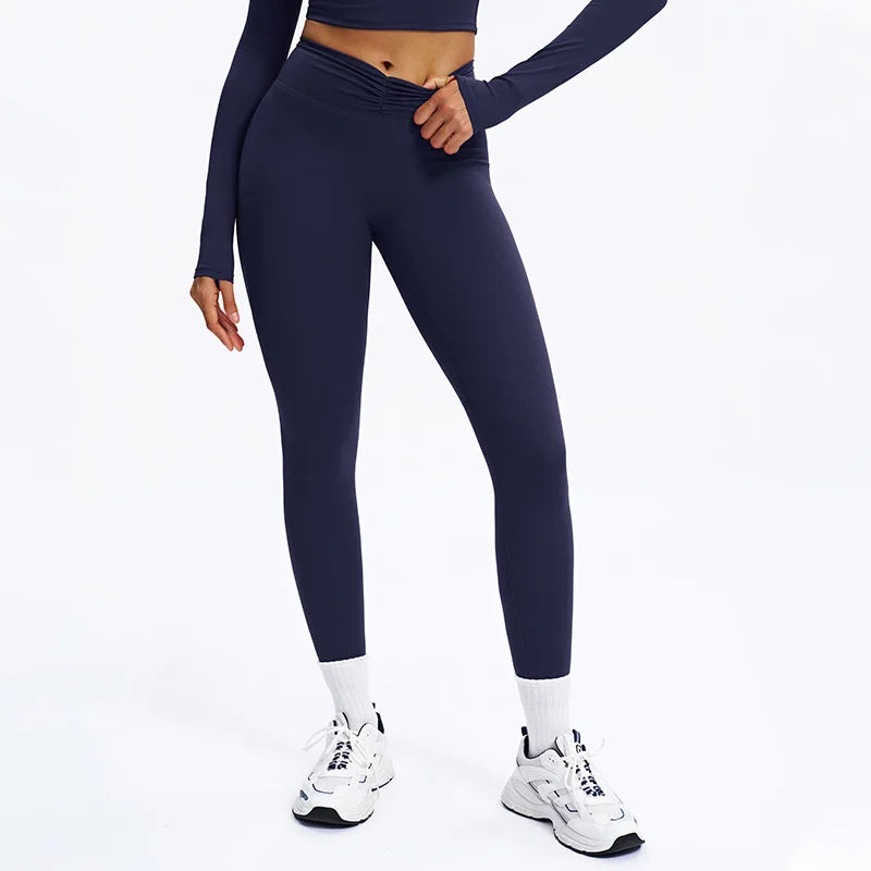Leggings  Ningyu High Waist Sports Leggings Woman Quick-Dry Yoga Leggings Fitness Running Workout Pants Push Up Gym Tights Women Yoga Pant