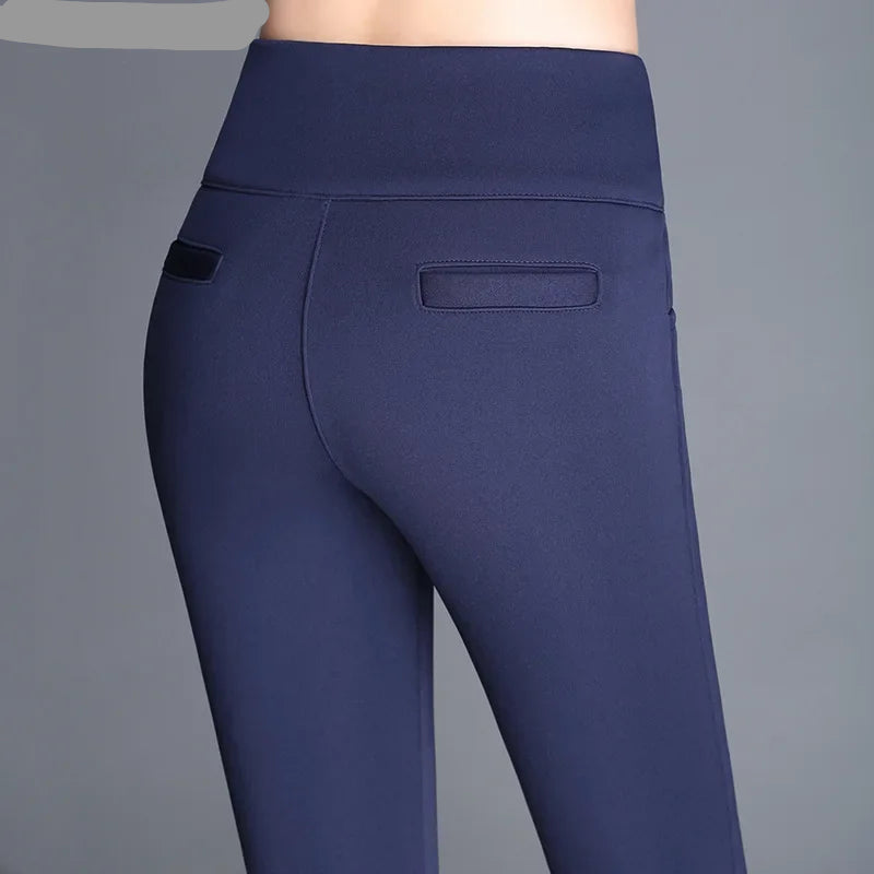 Leggings 6XL Autumn Winter Velvet Leggings for Women High Waist Skinny Legging Long Pants woman Warm Winter Leggings