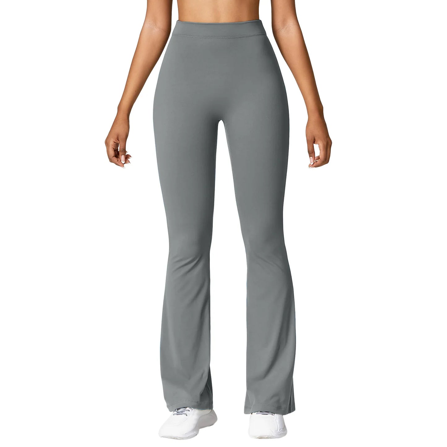 Leggings Fashion Micro Horn Leggings Women V-back Waist Sports Pants High Waist Push Up Butt Gym Pants Solid Slim Casual Leggings
