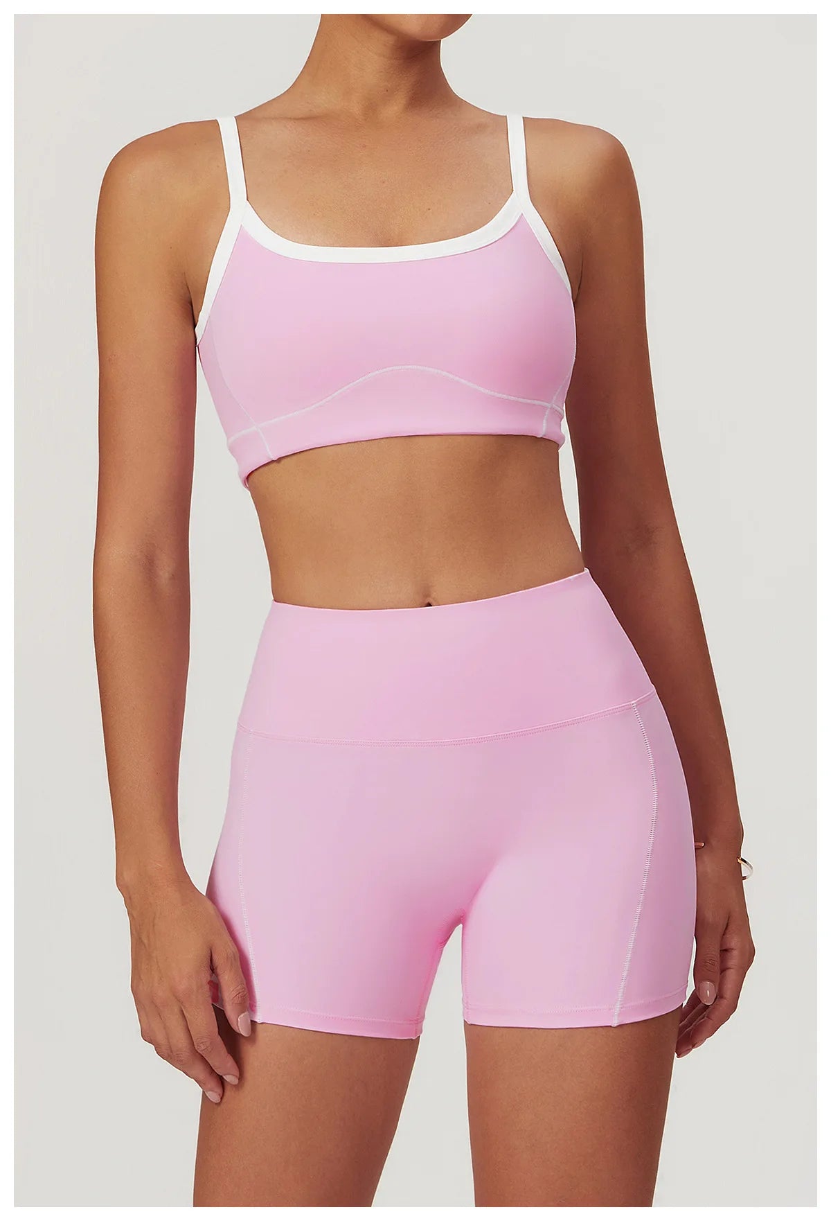 Legging Yoga Set Women Sport Bra Gym Workout Legging High Waist Wide Flare Pant Fitness Sports Shorts Active Wear Suit