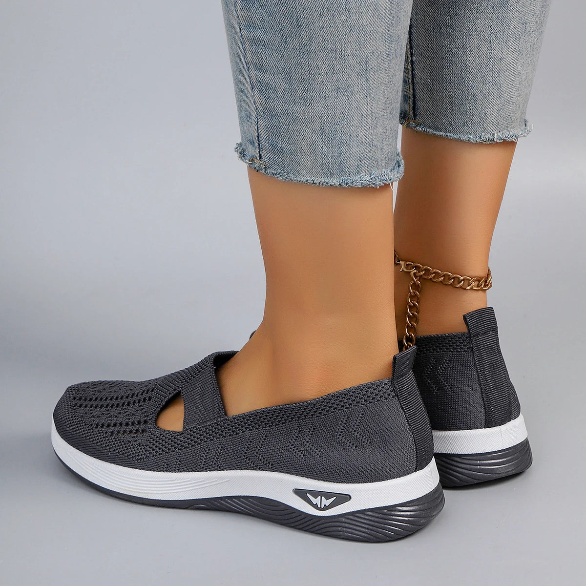 Women Sneakers  sports shoes, fashionable, breathable, lightweight, non-slip, wear-resistant, casual sports shoes, flat shoes