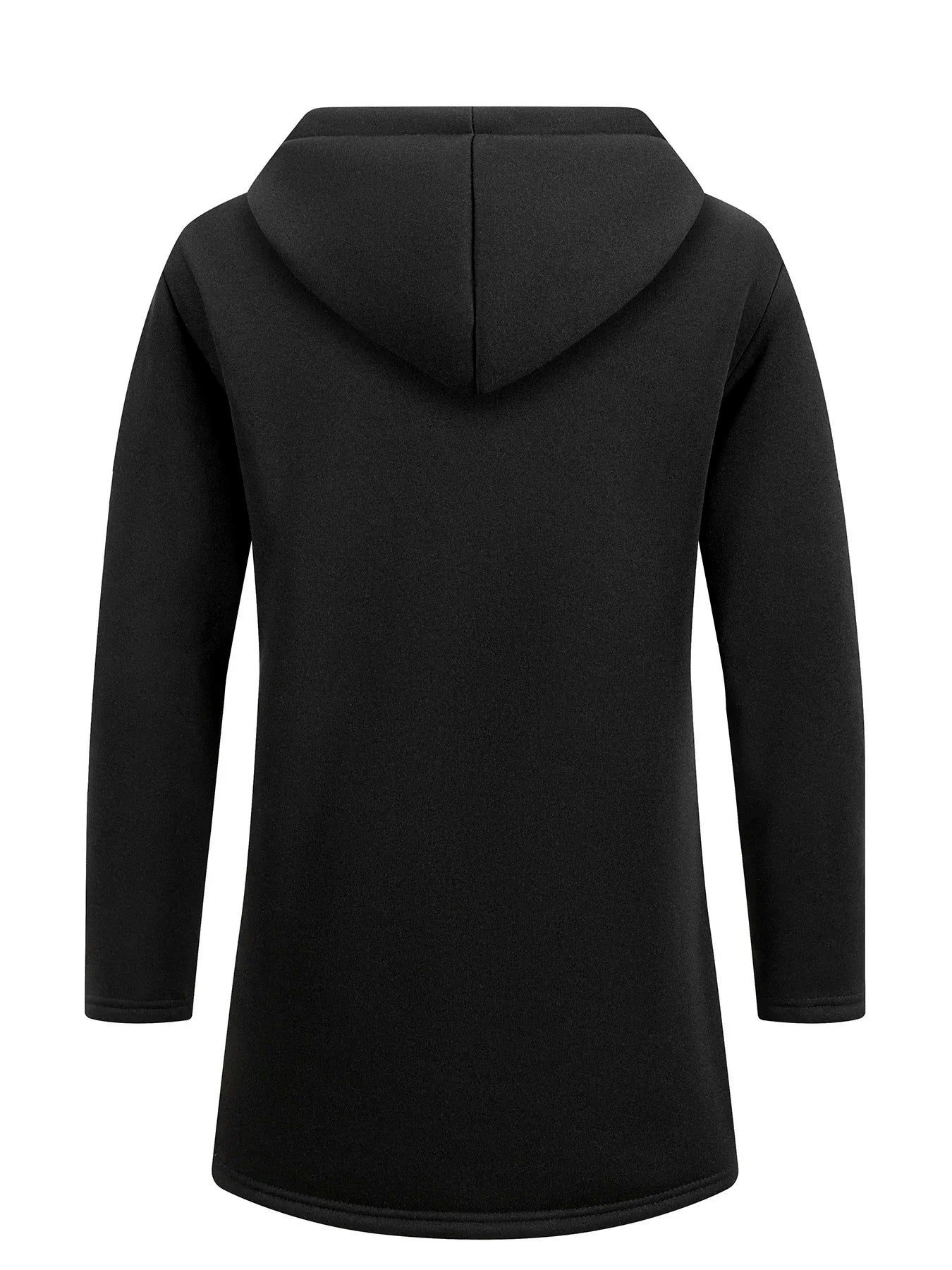 JUMPER Men's Hoodies Jacket Fleece Warm Zipper Hooded Sweatshirts Loose Casual Long Sleeve Coat Solid Color Outerwear