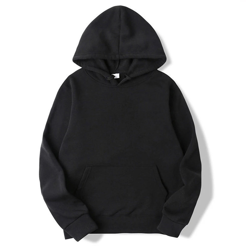 JUMPER Plain Pullover Fleece Hoodies Unisex Wholesale Hooded Sweatshirt Men Cheap Sublimation Black Hoodie For Men Sudaderas De Hombre