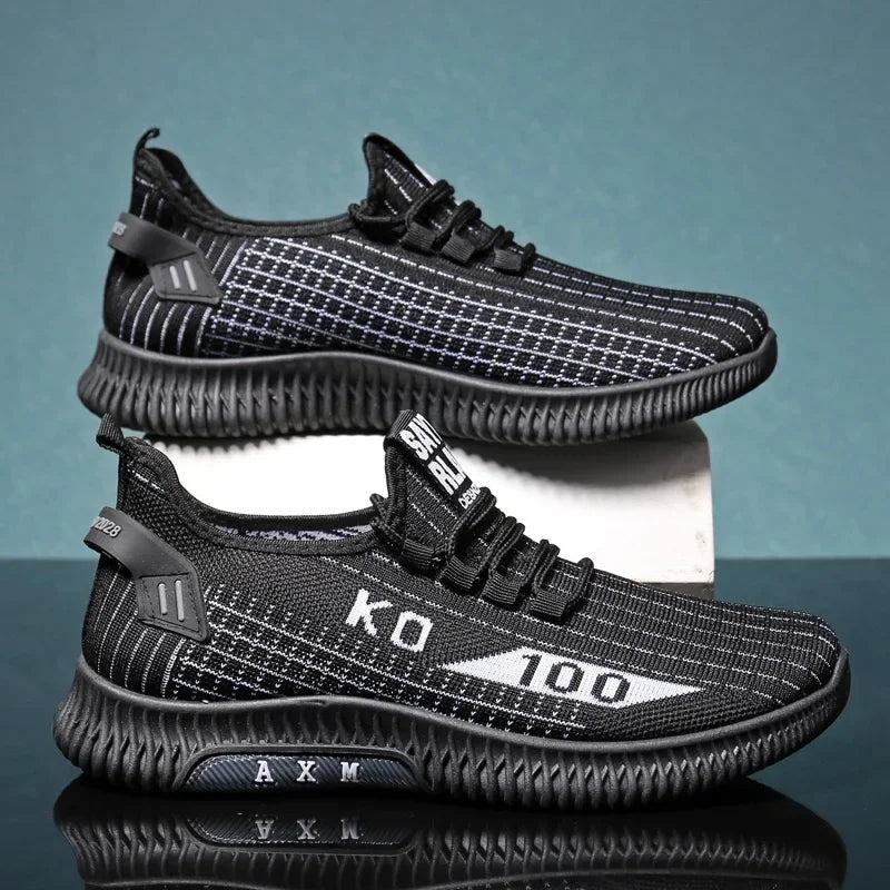 Sneakers Soft Soled Spring and Autumn Old Cloth Shoes Breathable Mesh Shoes Non-slip Wear-resistant Casual Low-top Shoes Work Shoes