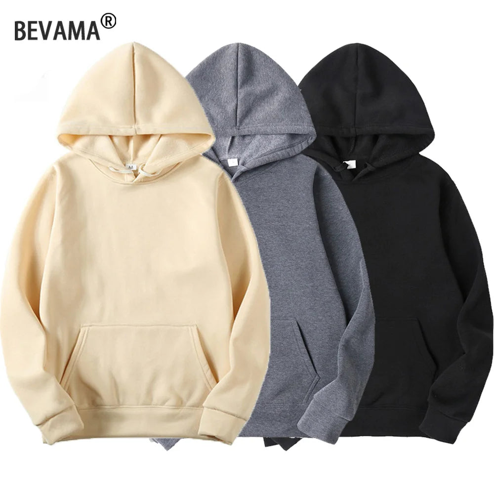 JUMPER Fashion Men's Women's Hoodies Spring Autumn Winter Casual Hoodies Sweatshirts Men Tops Solid Color Hoodie Sweatshirt Male