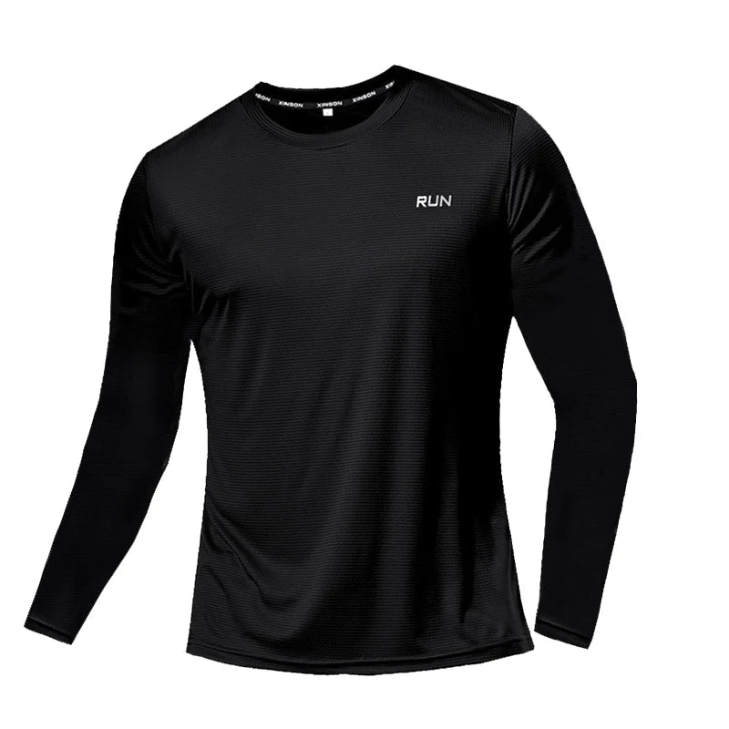 T-Shirt Men 2025 New Quick Dry Breathable Air Conditioning Outdoor Sun Protection Running Outer Wear