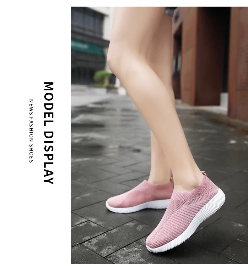 Women Sneakers  Soft Sneakers Lightweight And Comfortable Women Slip On Lazy Loafers Walking Shoes For Women Size 36-42