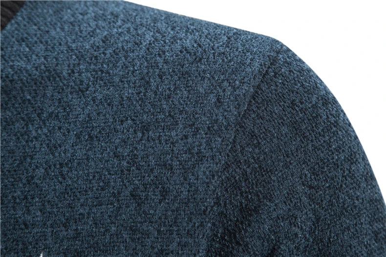 JUMPER New Knit Sweater Jackets Men's Korean Baseball Jumper Cold Blouse Streetwear Y2K Sweatshirts Male Trench Coat