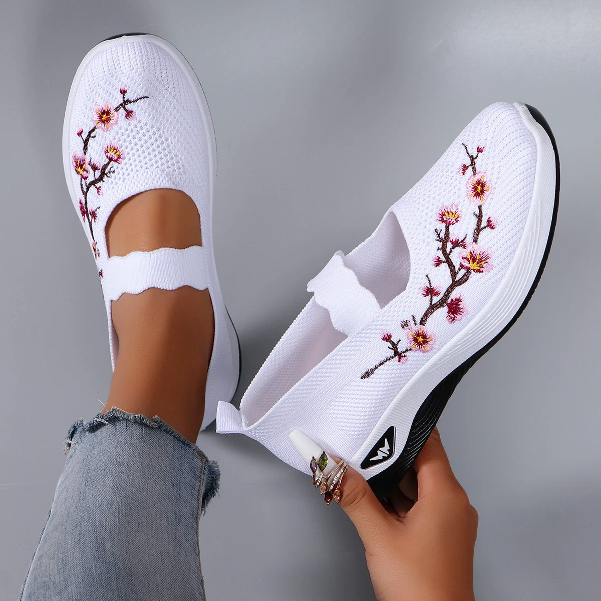 Women Sneakers  breathable mesh flat shoes women's shoes casual sports shoes, clearance free shipping