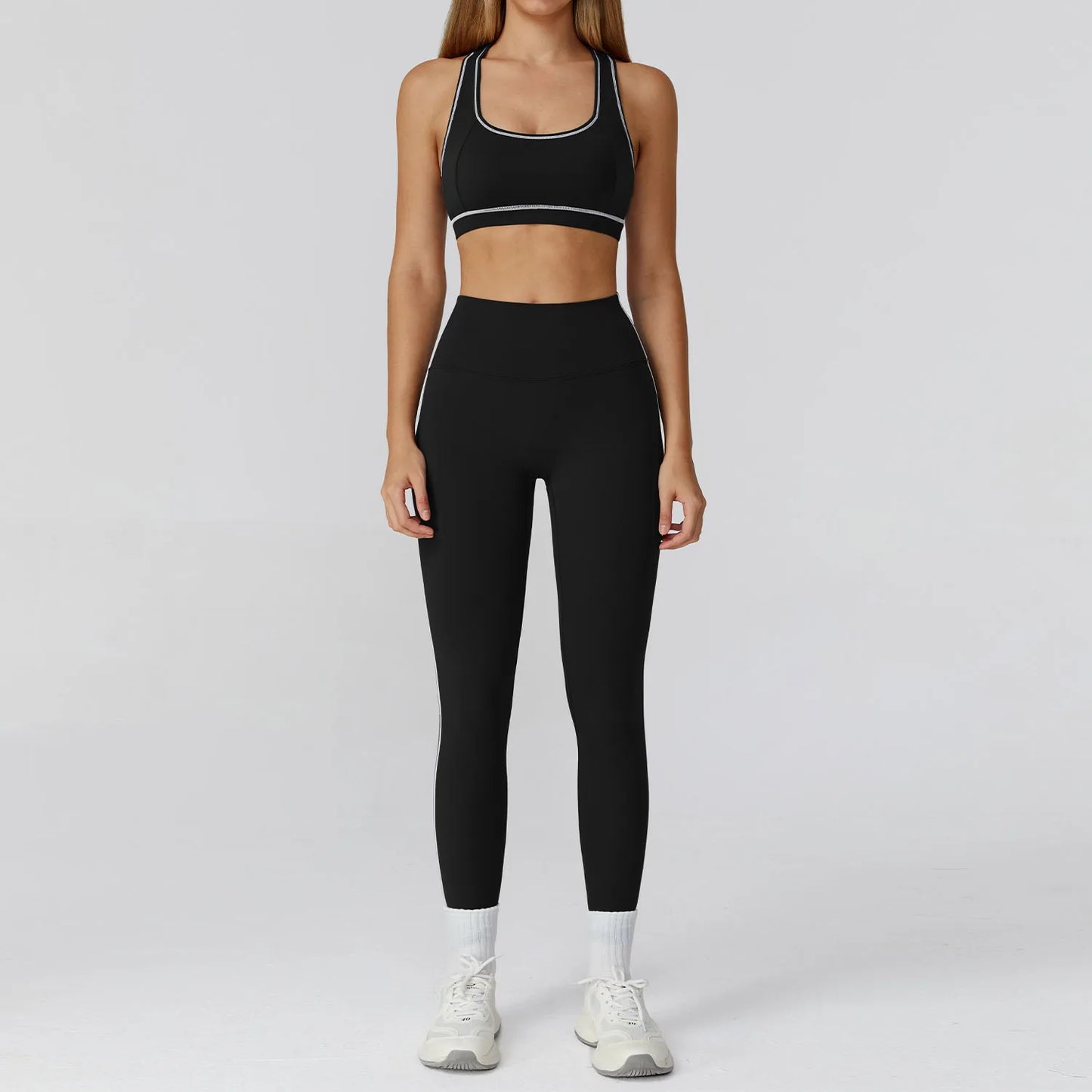 Legging Yoga Set 2/3PCS Sports Outfits Women Clothes Fitness Tracksuit Gym Legging Workout Long Sleeved Female Bra Yoga Suit Sportswear
