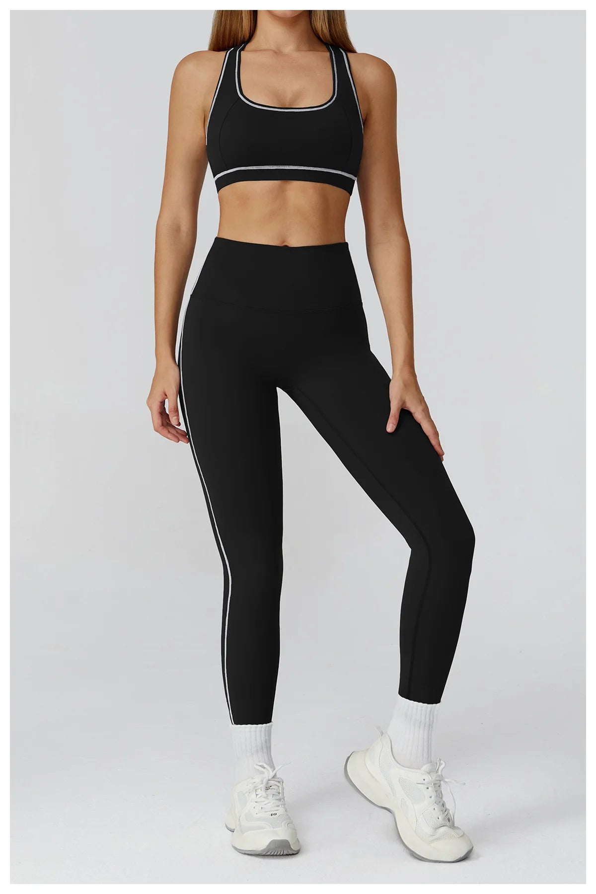 Legging Yoga Set 2/3PCS Sports Outfits Women Clothes Fitness Tracksuit Gym Legging Workout Long Sleeved Female Bra Yoga Suit Sportswear