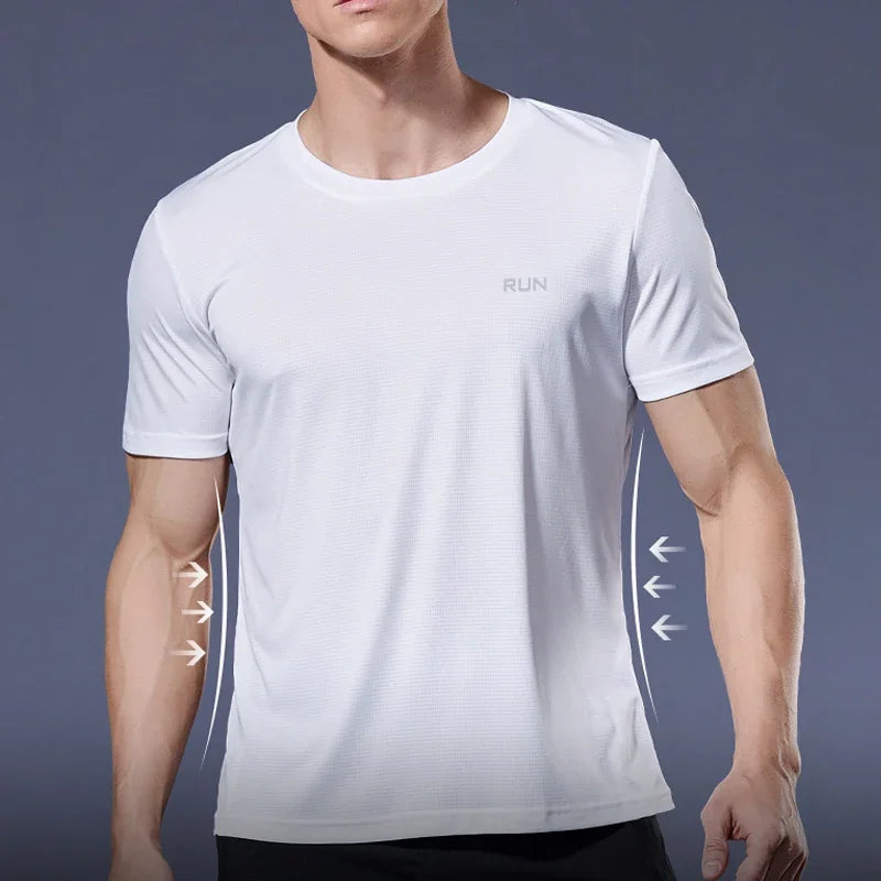 T-shirts Sport Gym t Shirt Men Quick Dry Running Bodybuilding Shirts Men Short Sleeve Fitness Tops Oversized Brazil t-Shirt Jersey