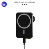 15W Magnetic Wireless Car Charger Air Vent Phone Holder Stand 15W Fast Charging Car Mount For iPhone 16 15 14 Plus 13 12 ProMax