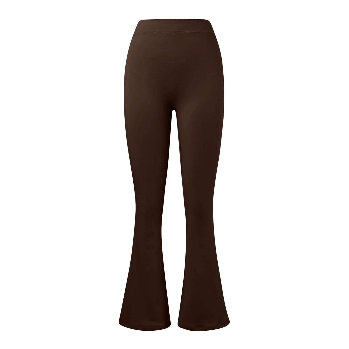 Leggings Fashion Micro Horn Leggings Women V-back Waist Sports Pants High Waist Push Up Butt Gym Pants Solid Slim Casual Leggings