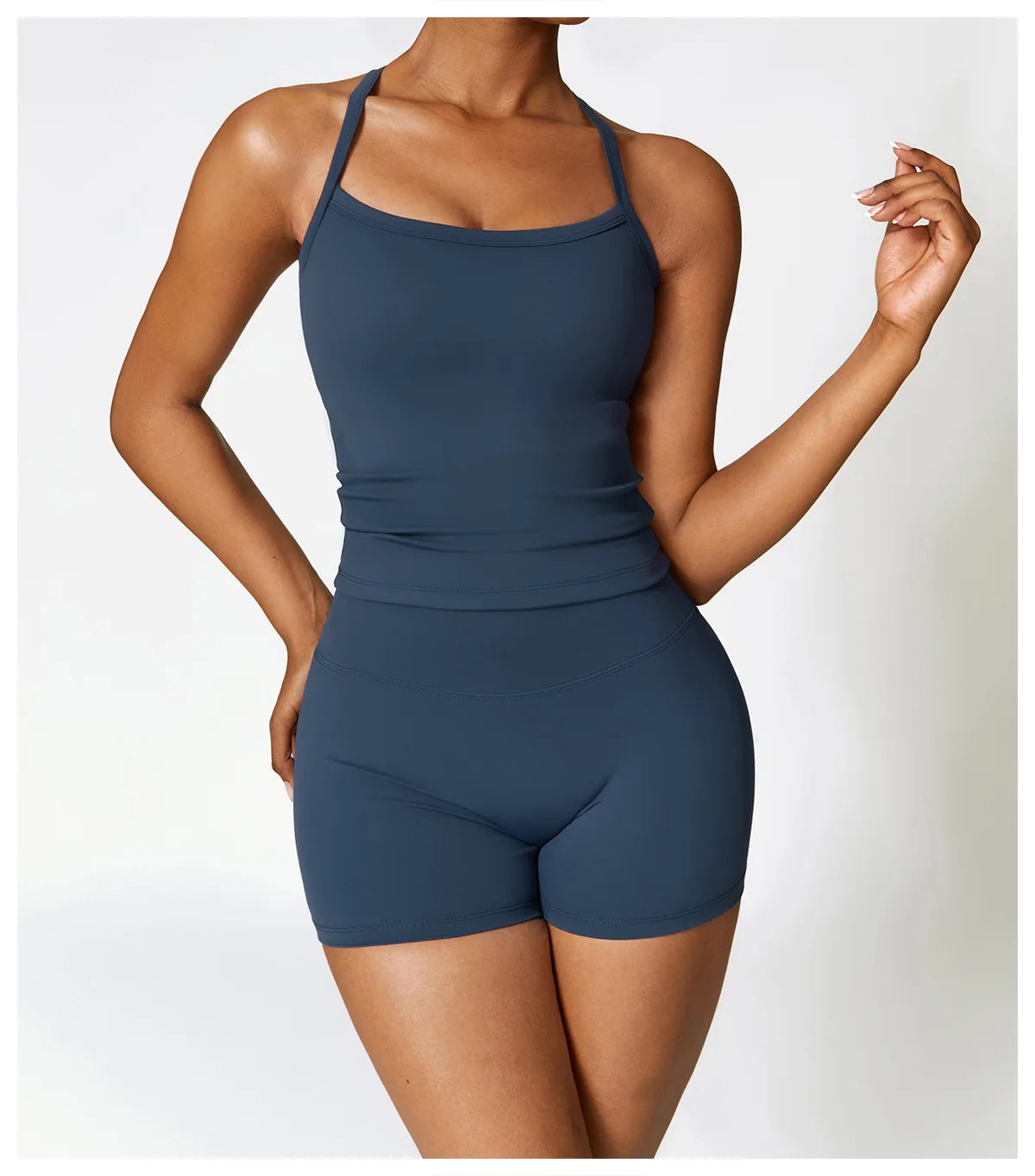 Legging 2PCS Seamless Yoga Set Women Workout Set Sportswear Gym Clothing Fitness Long Sleeve Crop Top High Waist Leggings Sports Suits