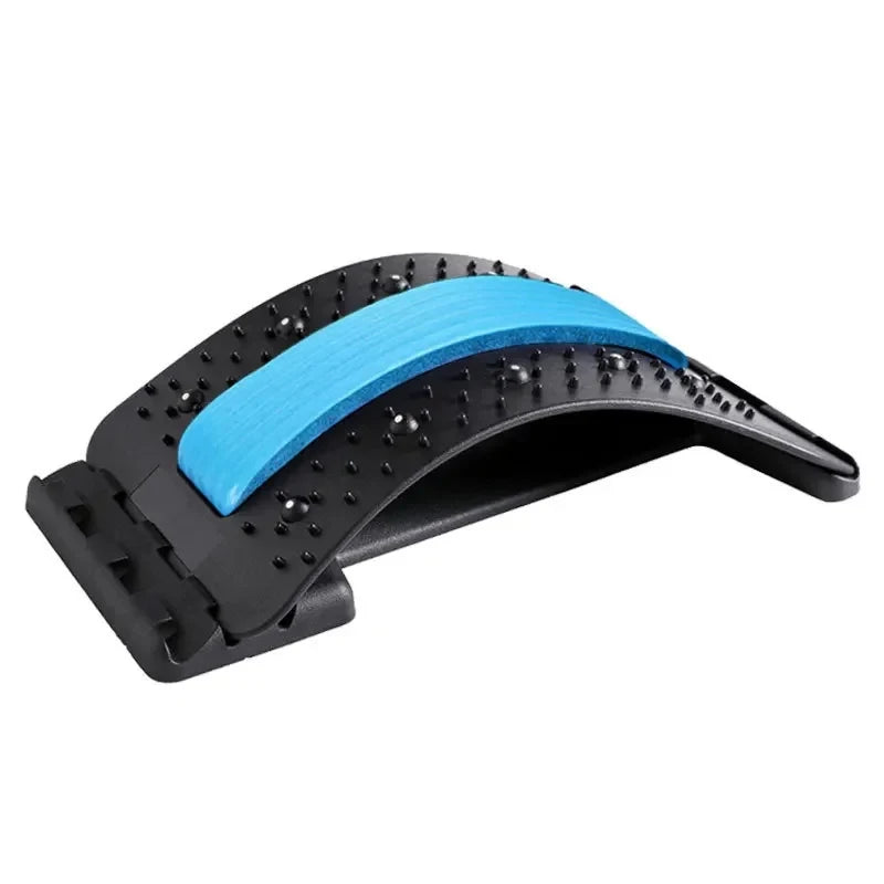 EQP Multi-Level Back & Neck Stretcher - Adjustable Lumbar Support for Deep Stretch, Yoga-like Flexibility