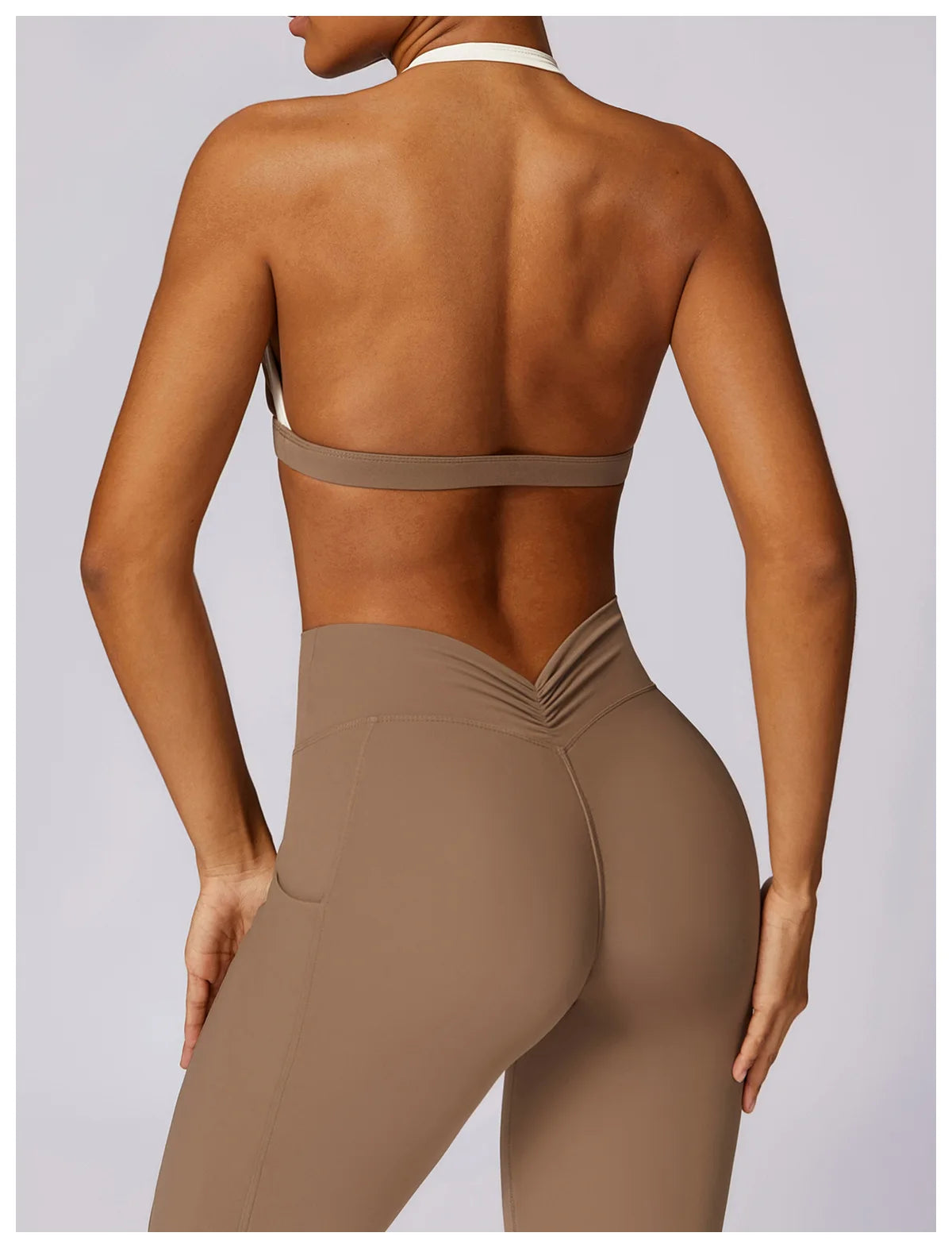 Legging Yoga Set 2PCS Women Sportswear Push Up Workout Clothes Athletic Wear Gym Legging Fitness Bra Crop Top Long Sleeve Sports Suits