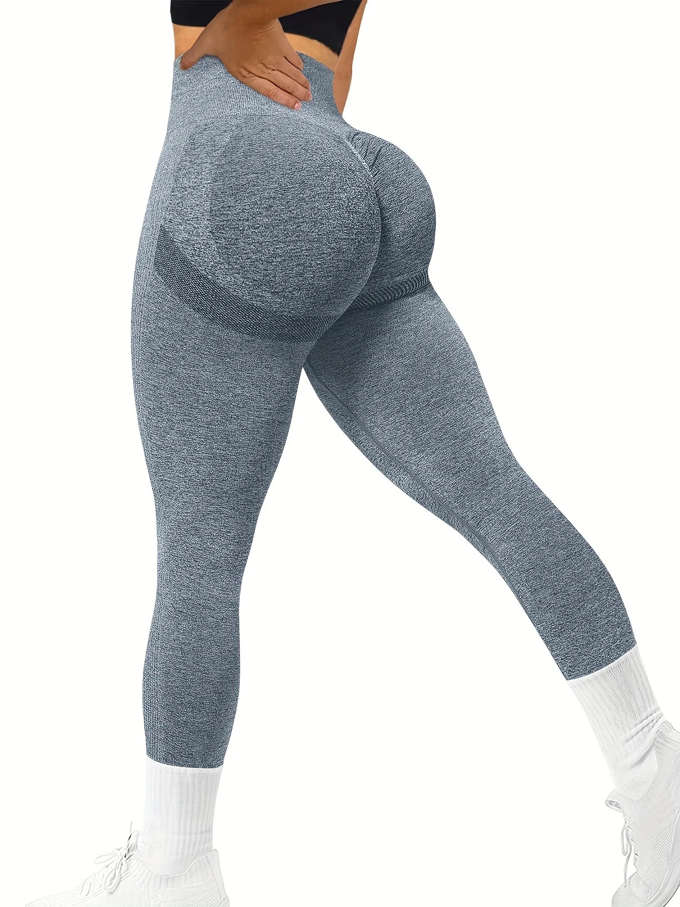 Leggings Seamless Butt Lifting Workout Leggings for Women High Waist Yoga Pants Compression Contour Tights