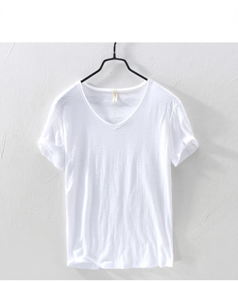 Men Short Sleeve Collar Short Sleeved Tops Tees Men T-Shirt 10colors slim Man T-Shirts Fitness For Male Clothes