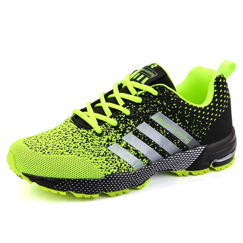 Sneakers New men's and women's flying mesh surface spring summer breathable casual sports shoes flat vulcanized couple running big size48