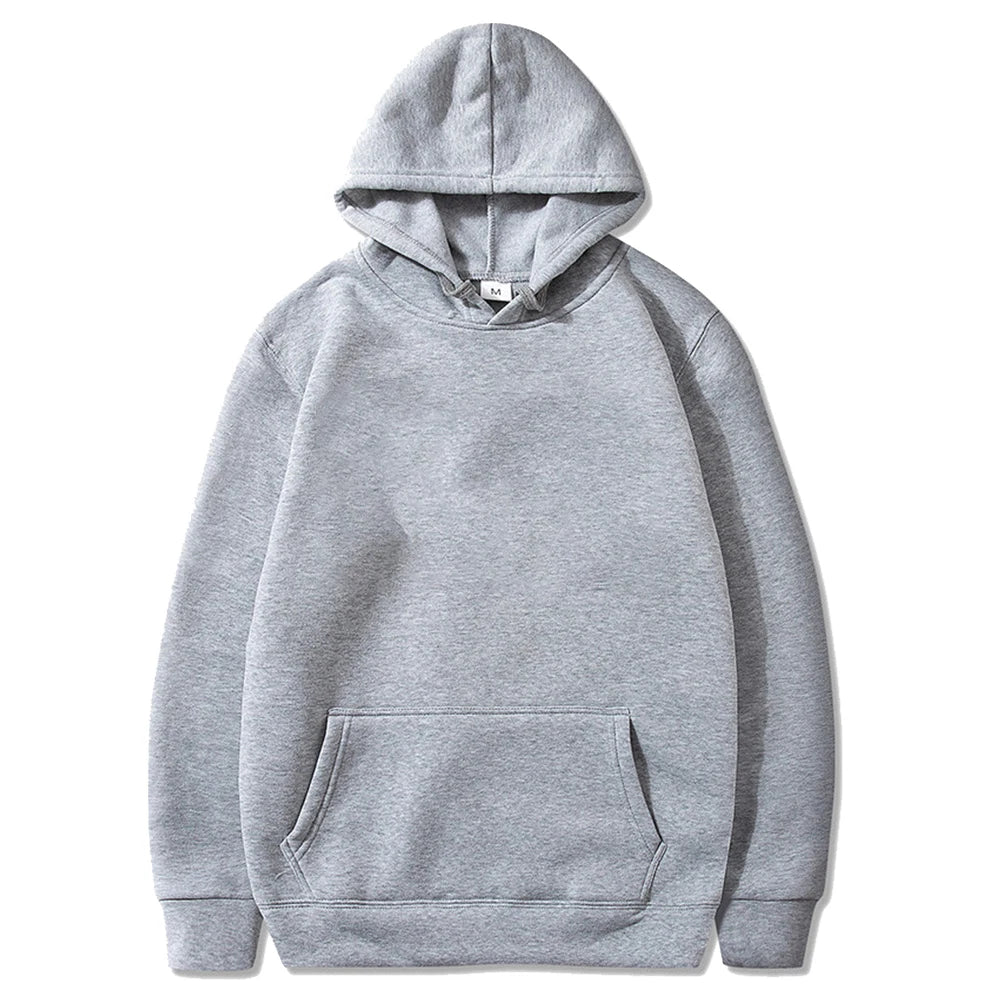 JUMPER Men's Hoodies Pullover Spring Autumn Casual Hoodie Sweatshirts Solid Color Hoodies Oversize Black Sweatshirt Male Top