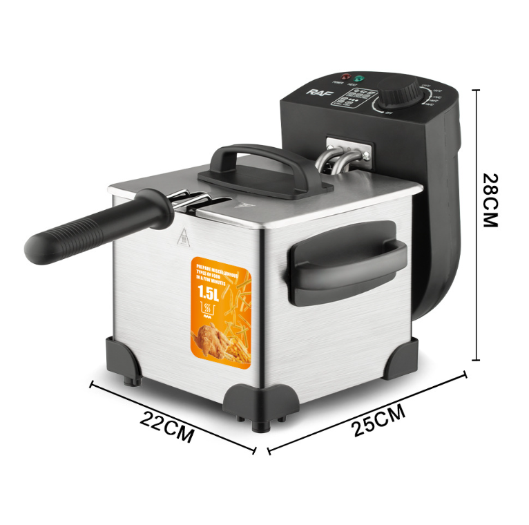 fryer household electric fryer electric fryer commercial fries fries machine fried chicken fryer 2.5L