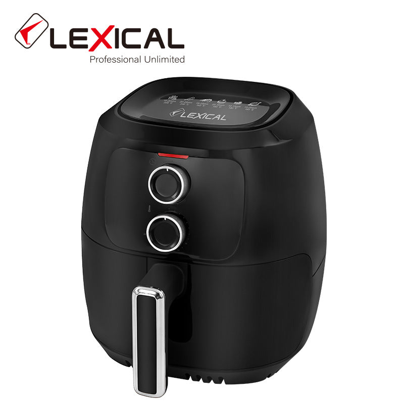 Cross-border multi-functional 4.5L French fries machine with less oil, fully automatic and timing household electric fryer air fryer wholesale