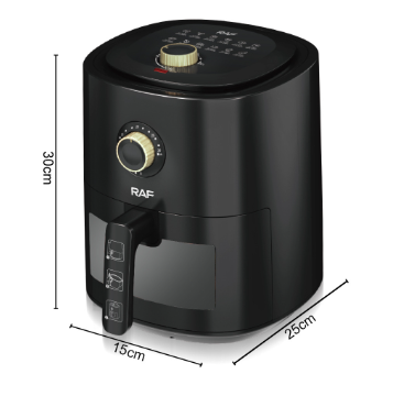 European standard visual air fryer smoke-free multi-functional household large-capacity French fries machine multi-functional 6L