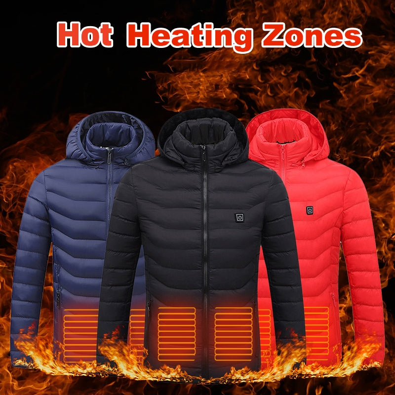Fashion Personality Hooded Warm Jacket Male