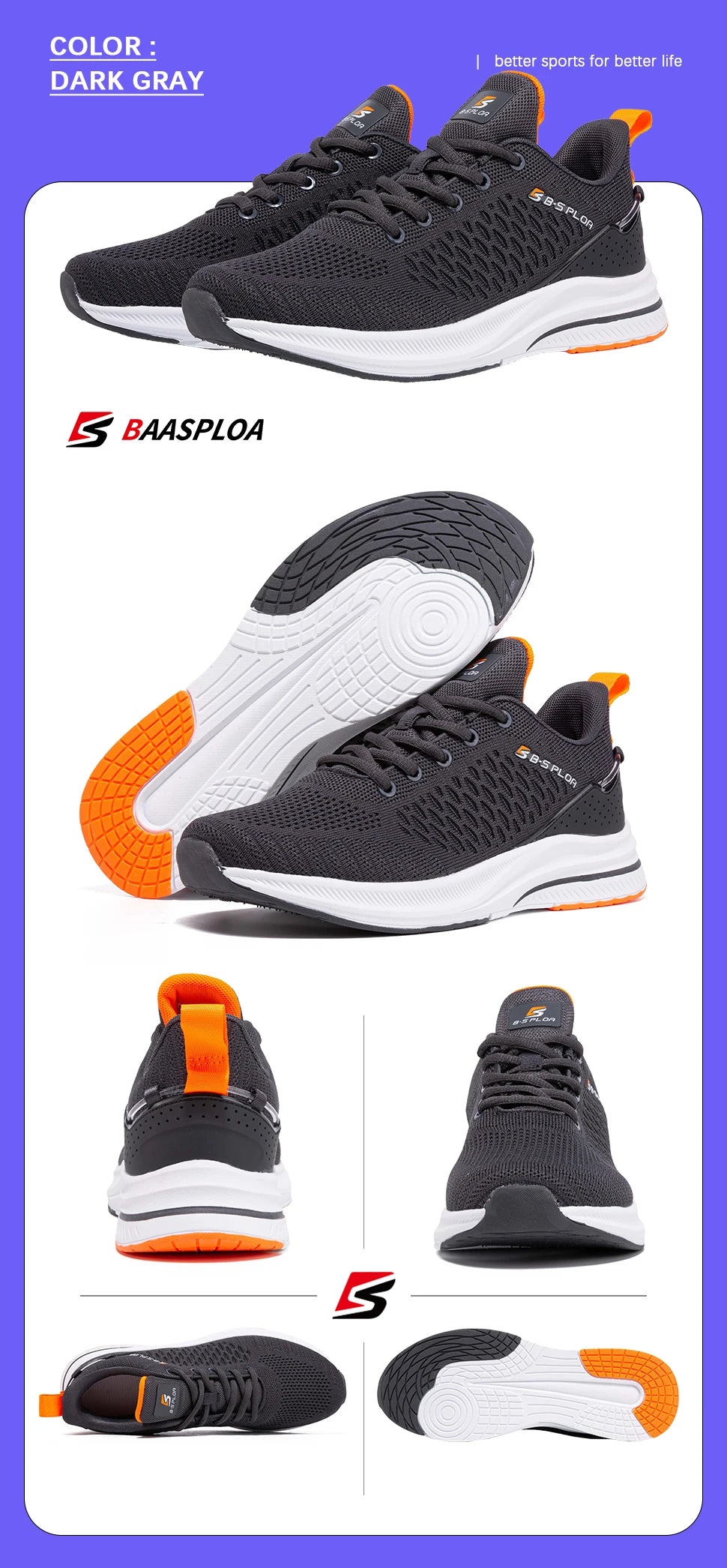 Sneakers Lightweight Running Shoes For Men New Men's Designer Mesh Casual Sneakers Lace-Up Male Outdoor Sports Tennis Shoes