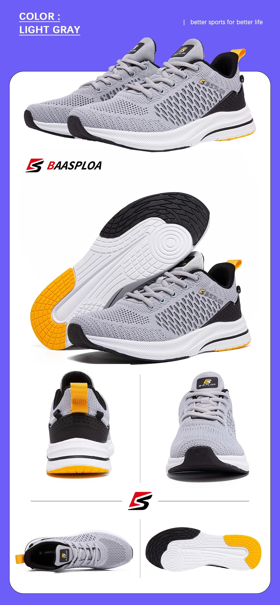 Sneakers Lightweight Running Shoes For Men New Men's Designer Mesh Casual Sneakers Lace-Up Male Outdoor Sports Tennis Shoes