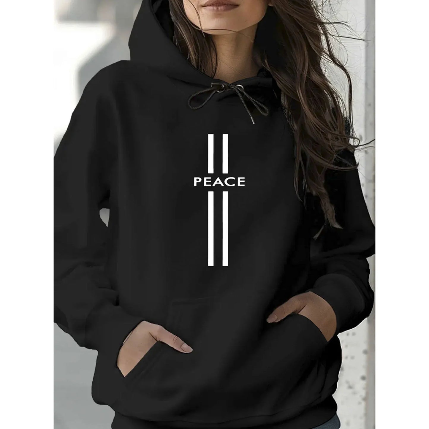 Kinitwear Women's Fall/Winter Pullover Sweatshirt One Color Leisure Standard Made in China